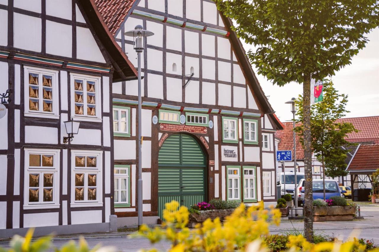 Ferienwohnung Im Bahnhof Luegde Exterior foto